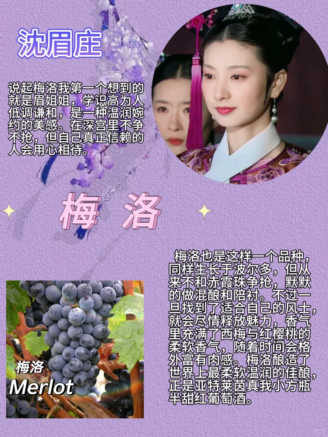 用甄嬛传带你了解四大葡萄品种｜通俗易懂