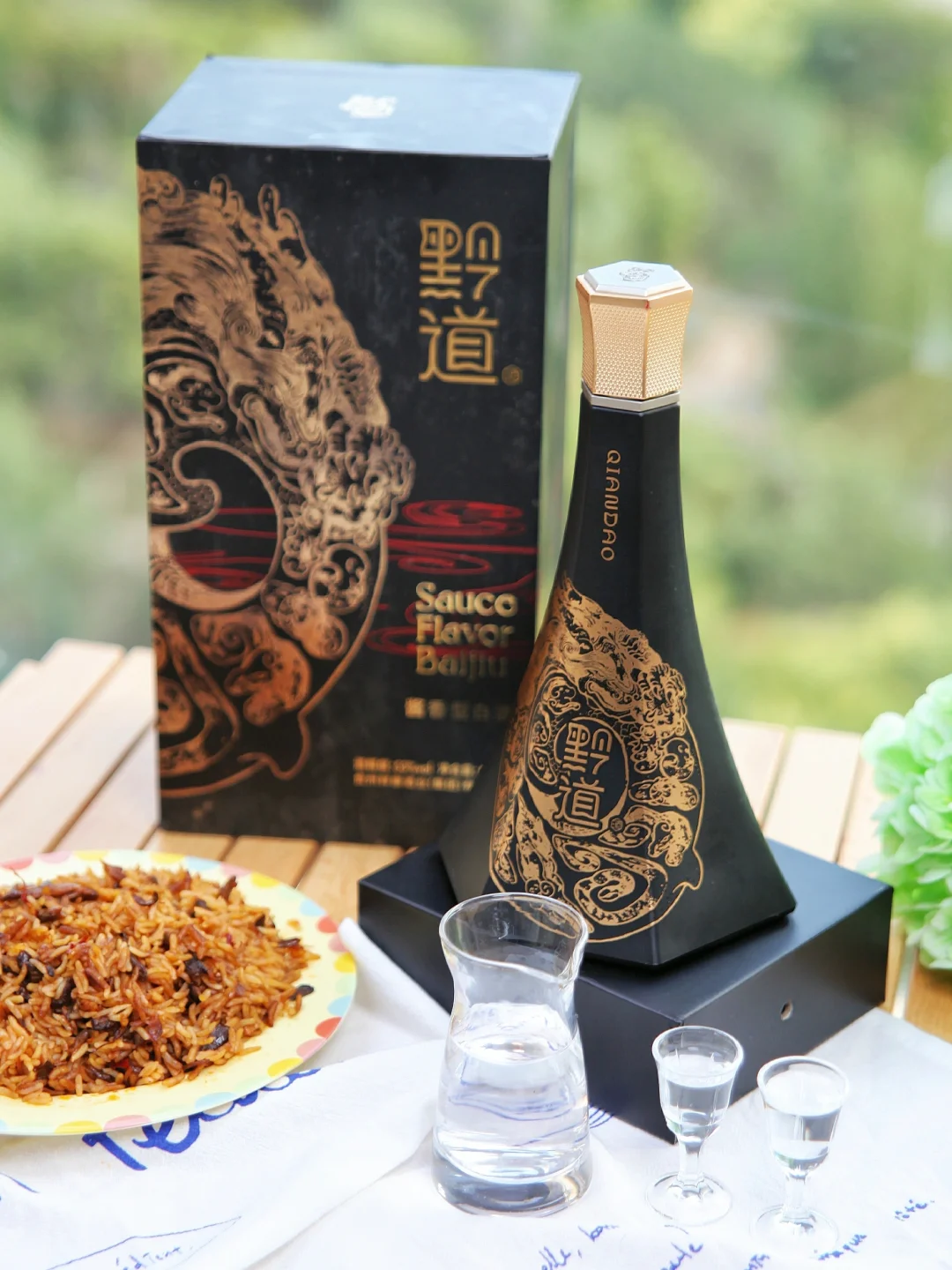 夏日露营?️来点黔道白酒也太快乐了！