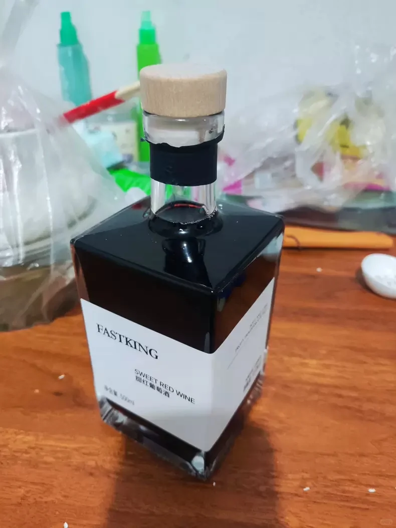 晚收甜红葡萄酒＃赤霞珠