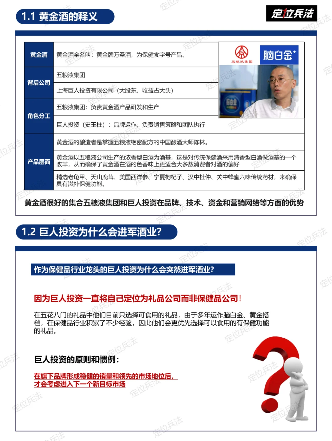 《黄金酒（酒业）-战略定位方案简要》