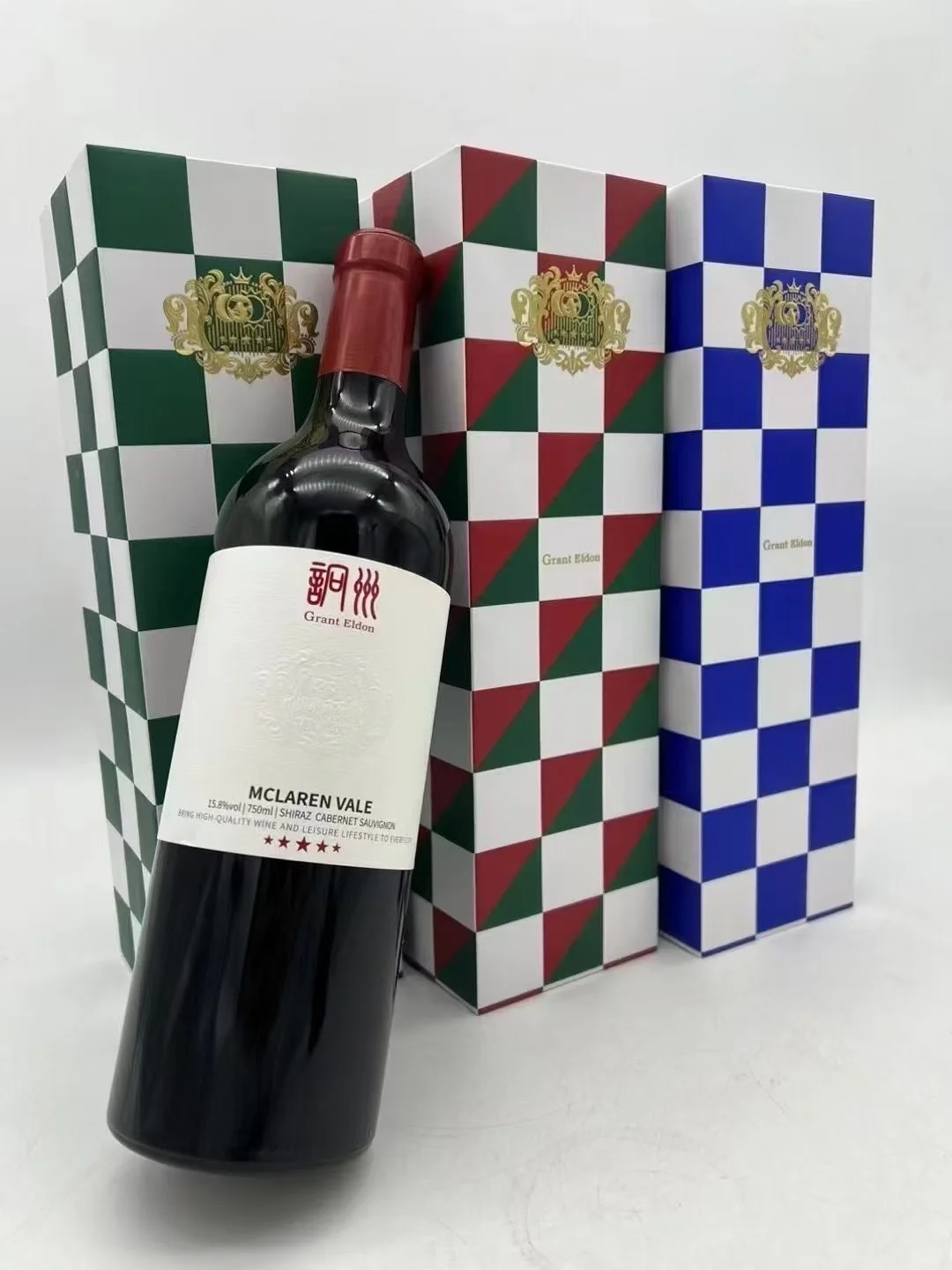 詷州西拉赤霞珠干红葡萄酒 格兰顿西拉干红