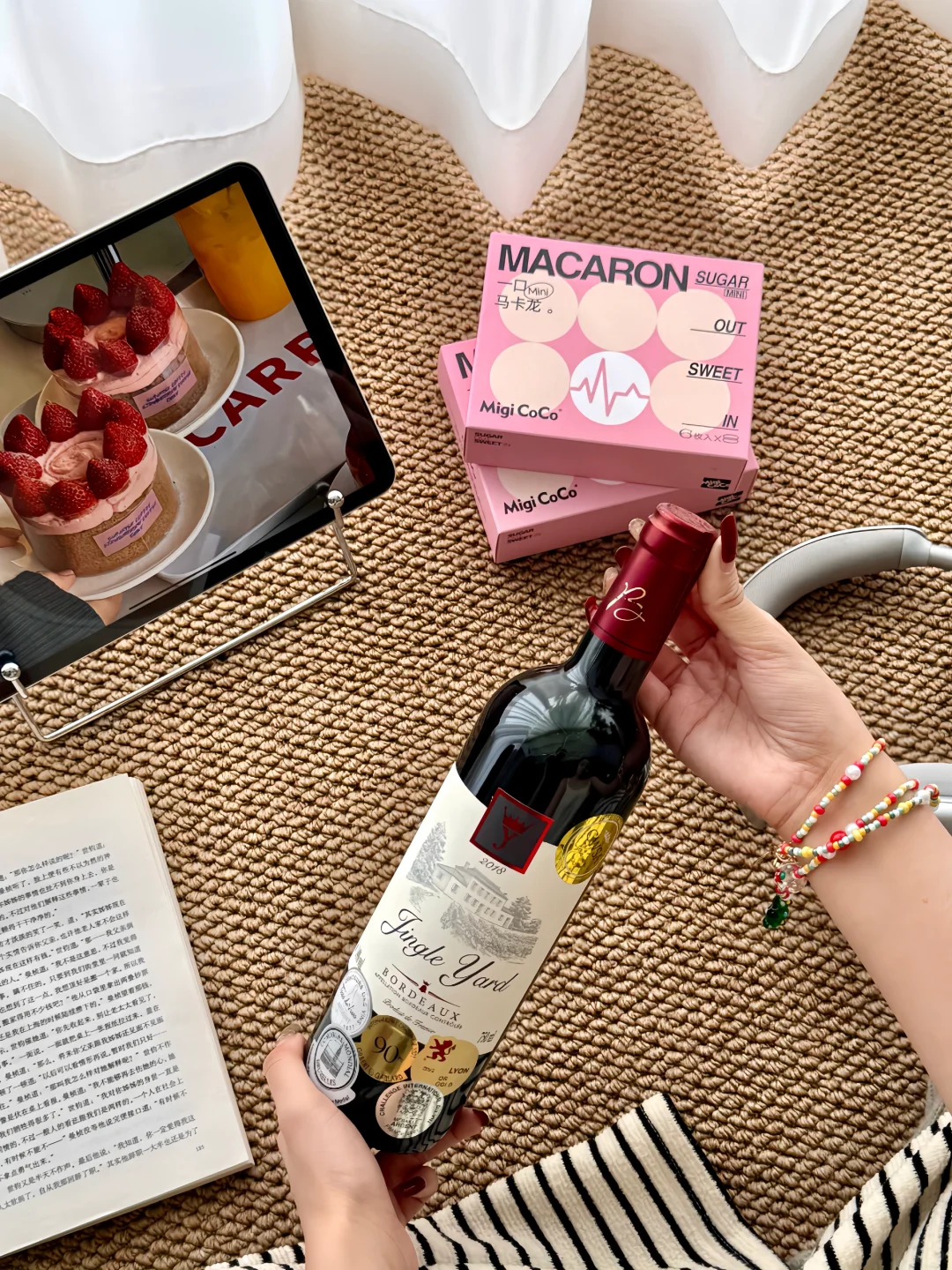 红葡萄酒也是可可爱爱的呀?小酌一杯