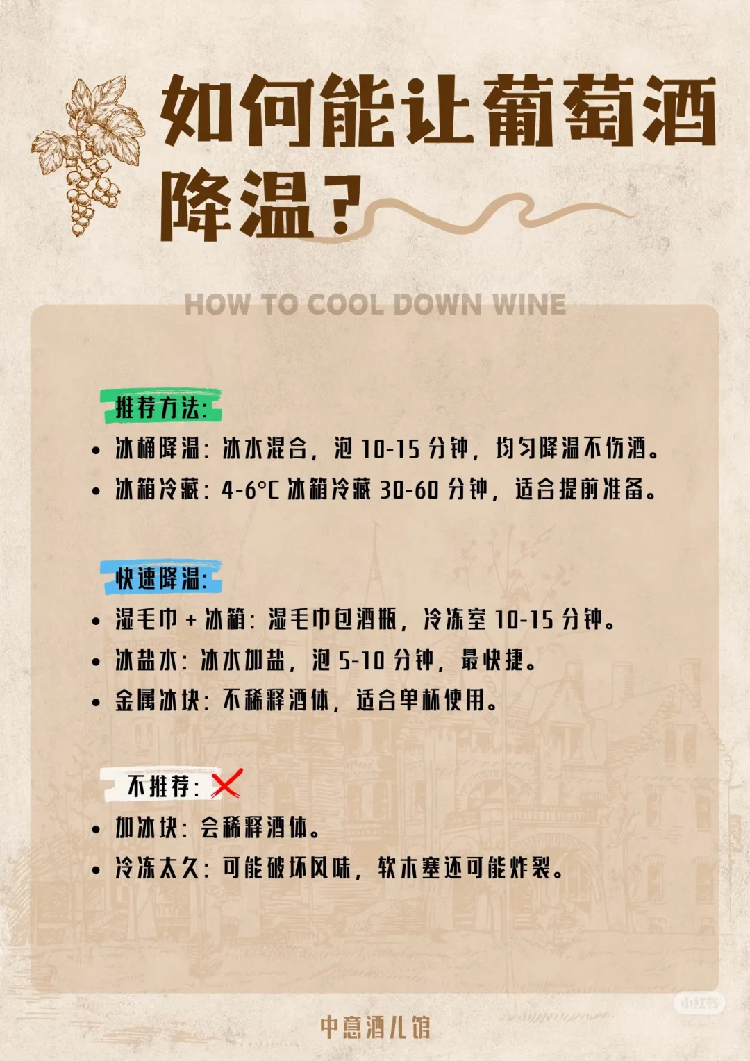 ?喝葡萄酒，温度很重要❗️侍酒温度全公开