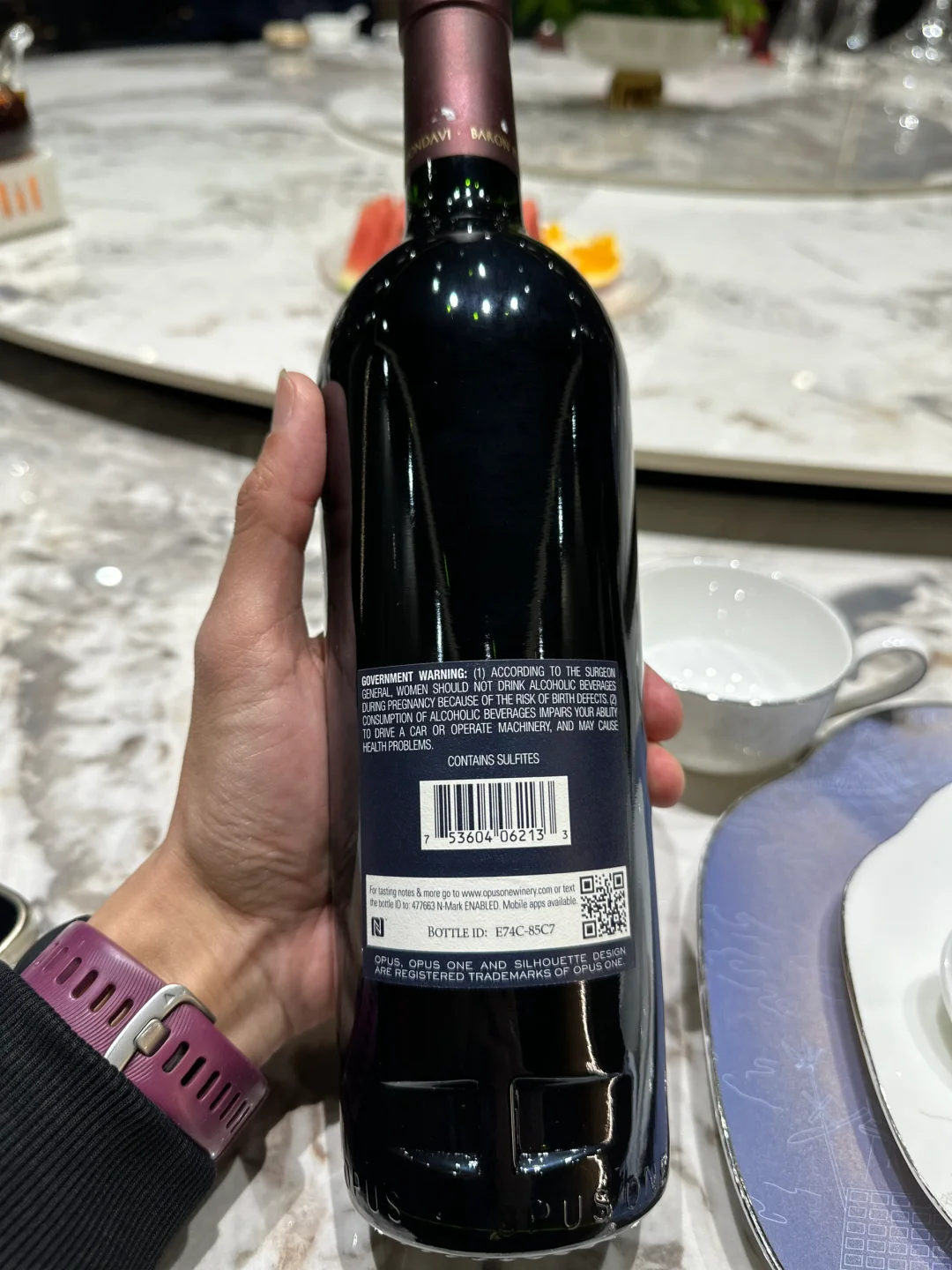 一个晚上吨两瓶 opus one 是什么感觉
