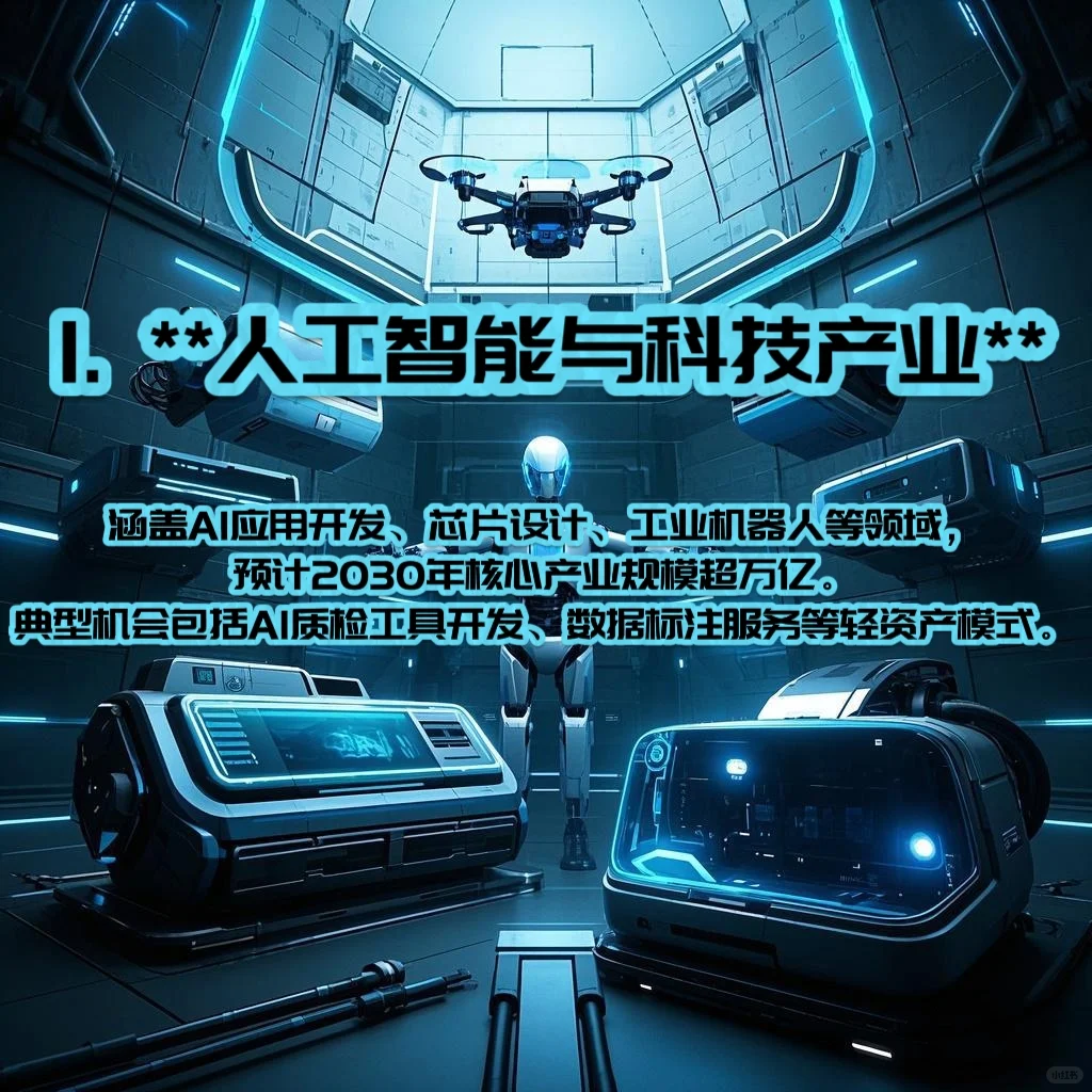 ?AI预测未来5年10大潜力行业