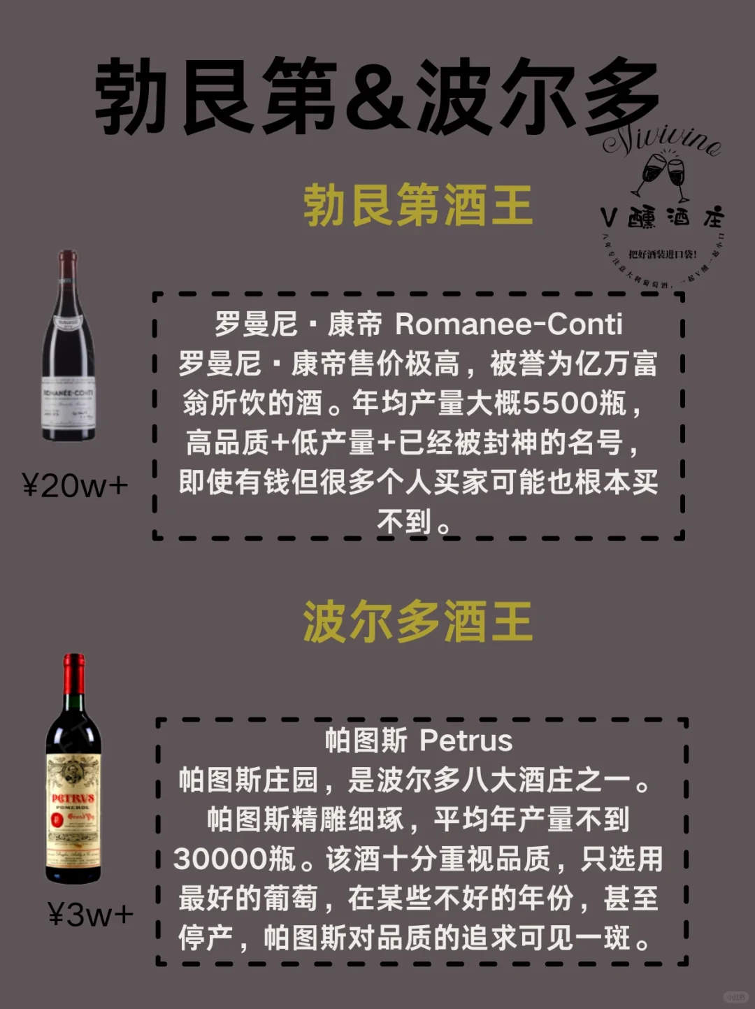 ? 这8款葡萄酒，才是真正的“酒王”！?✨