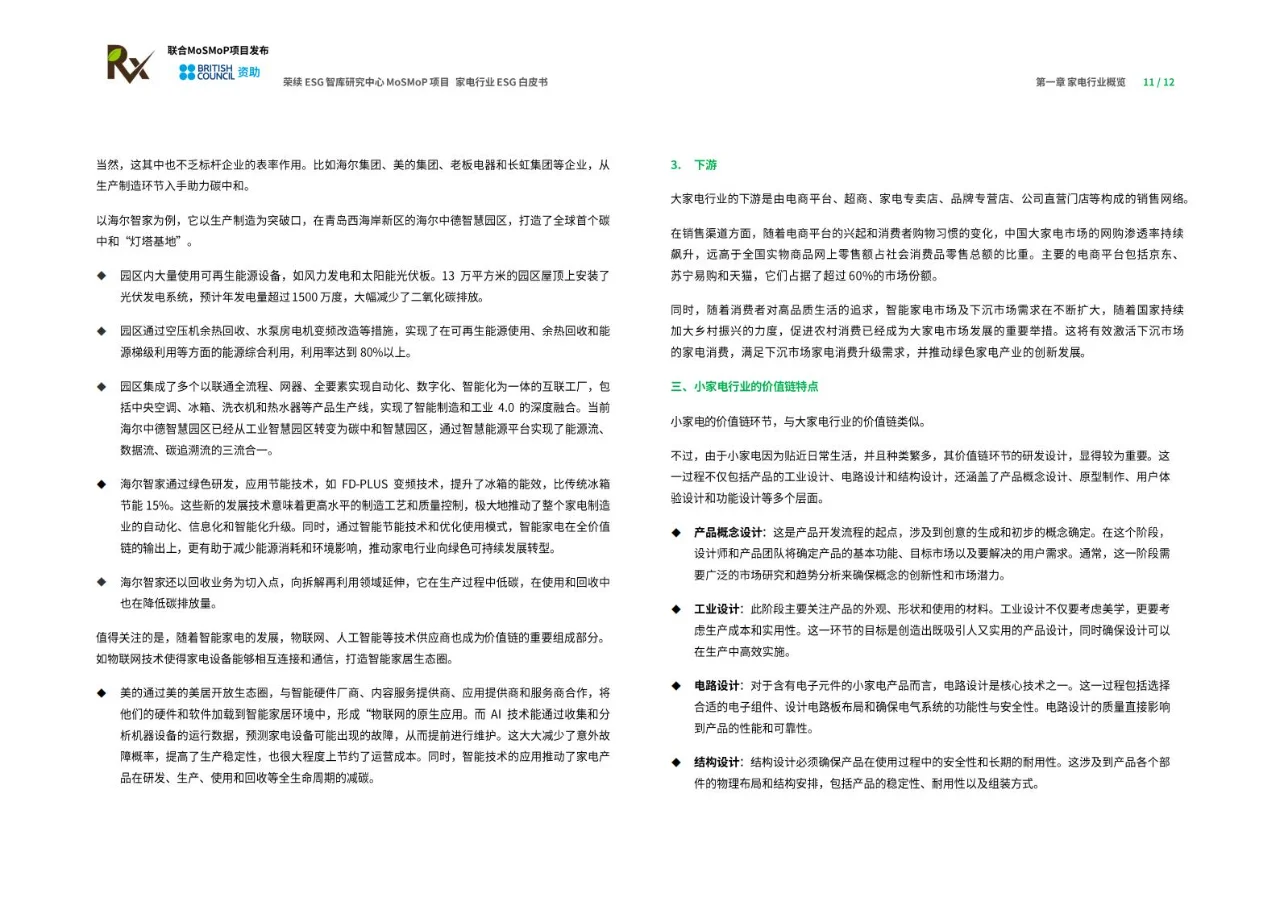2024年家电行业ESG白皮书