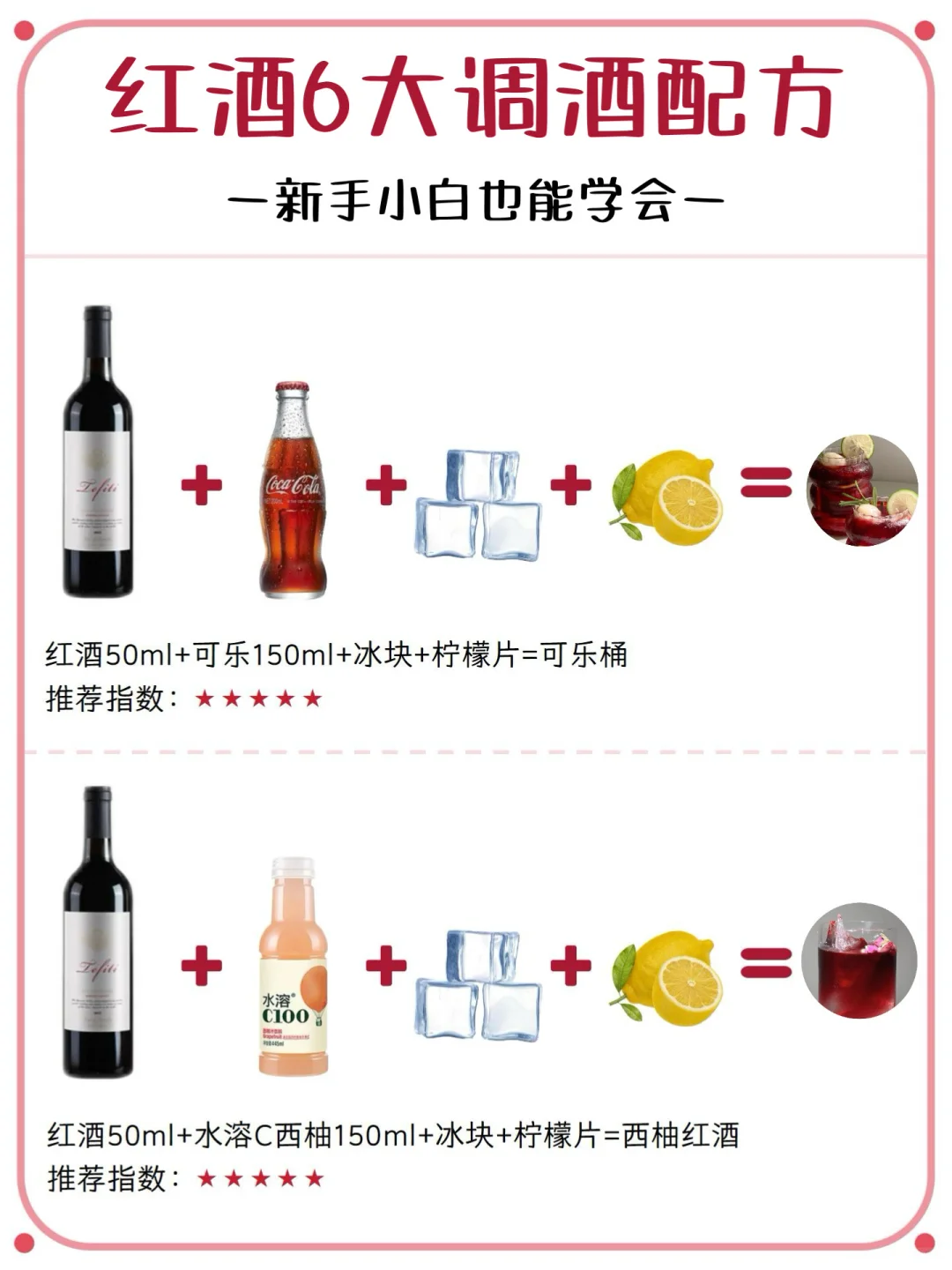 被问疯了的红酒调酒公式！有手就会