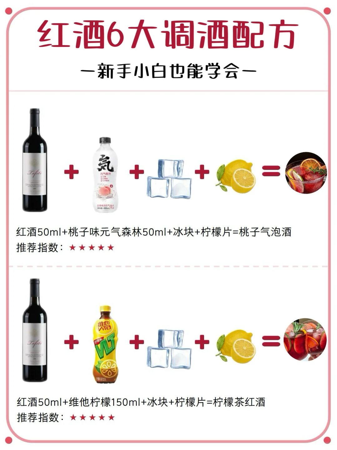被问疯了的红酒调酒公式！有手就会