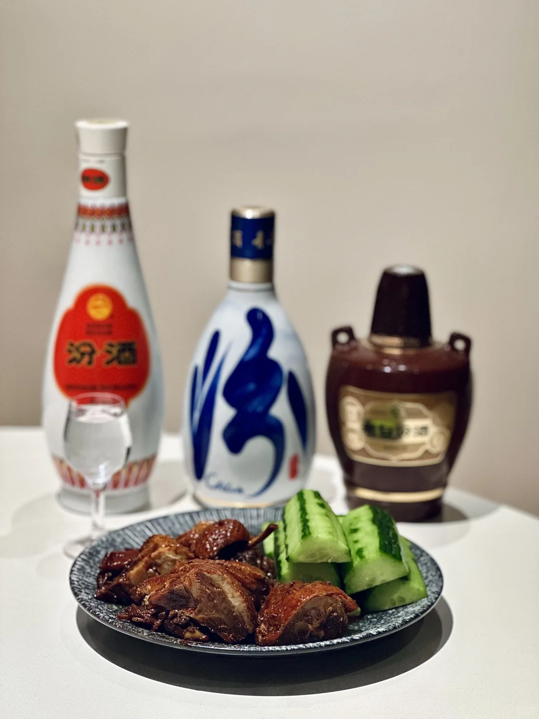 夜酒时间到 突然突然觉得汾酒不好喝了