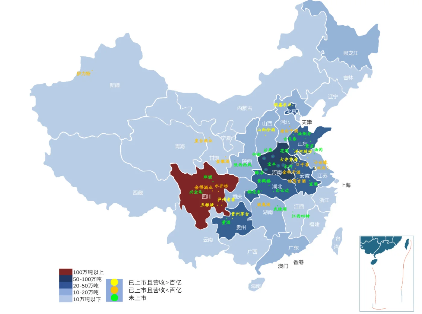 一图读懂白酒行业产业链【收藏】