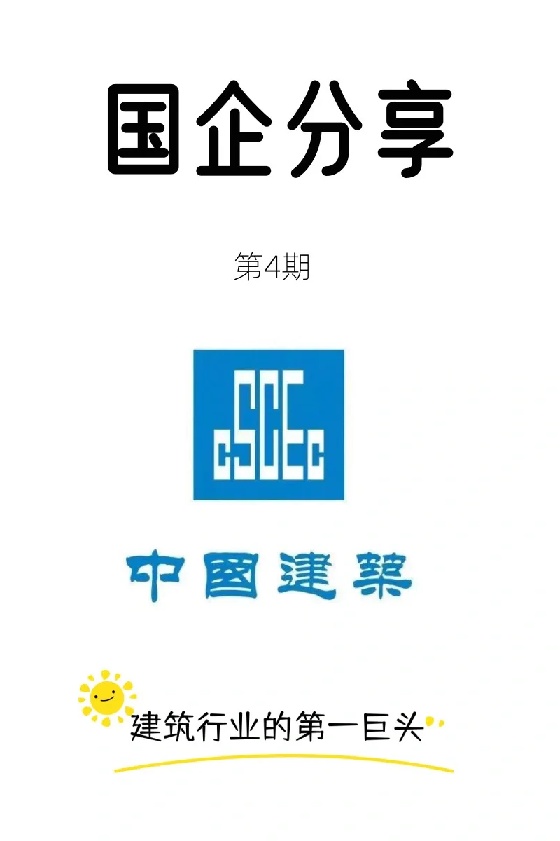 中国建筑集团-建筑行业第一巨头！