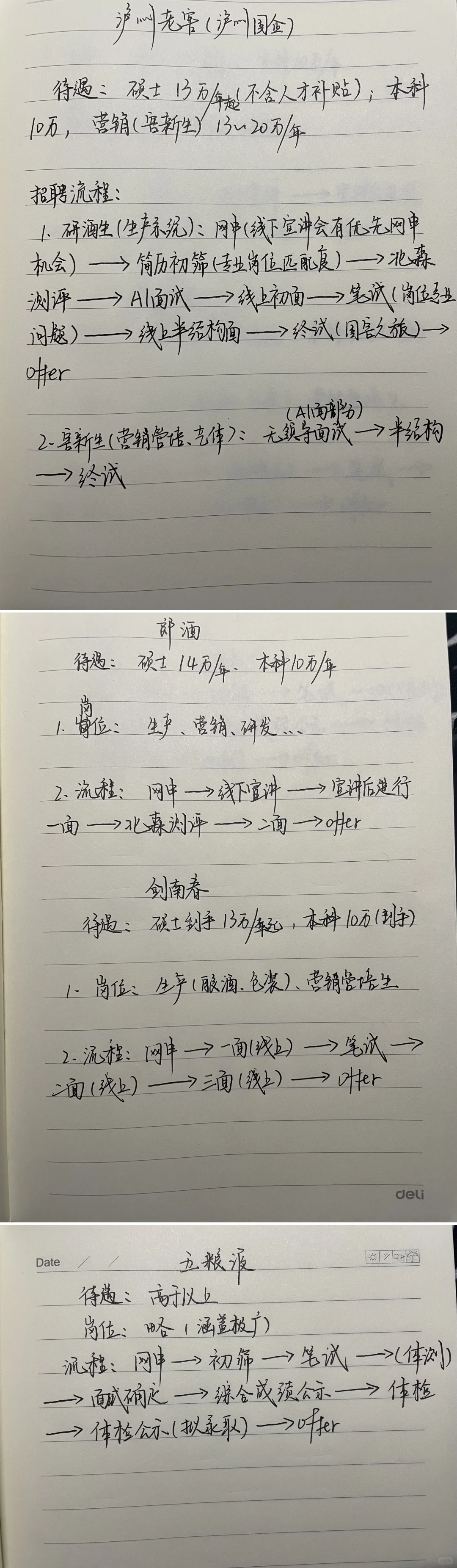 四川（泸，五，郎，剑）校（秋）招信息分享