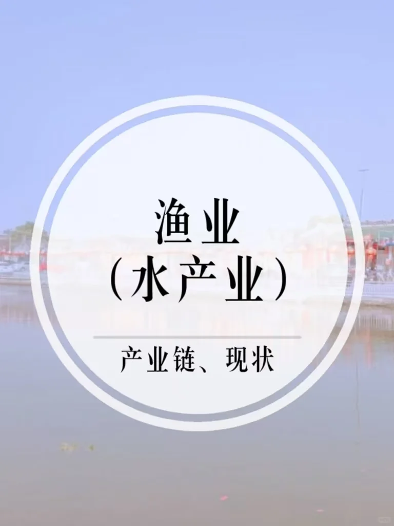 渔业（水产业）产业链、现状