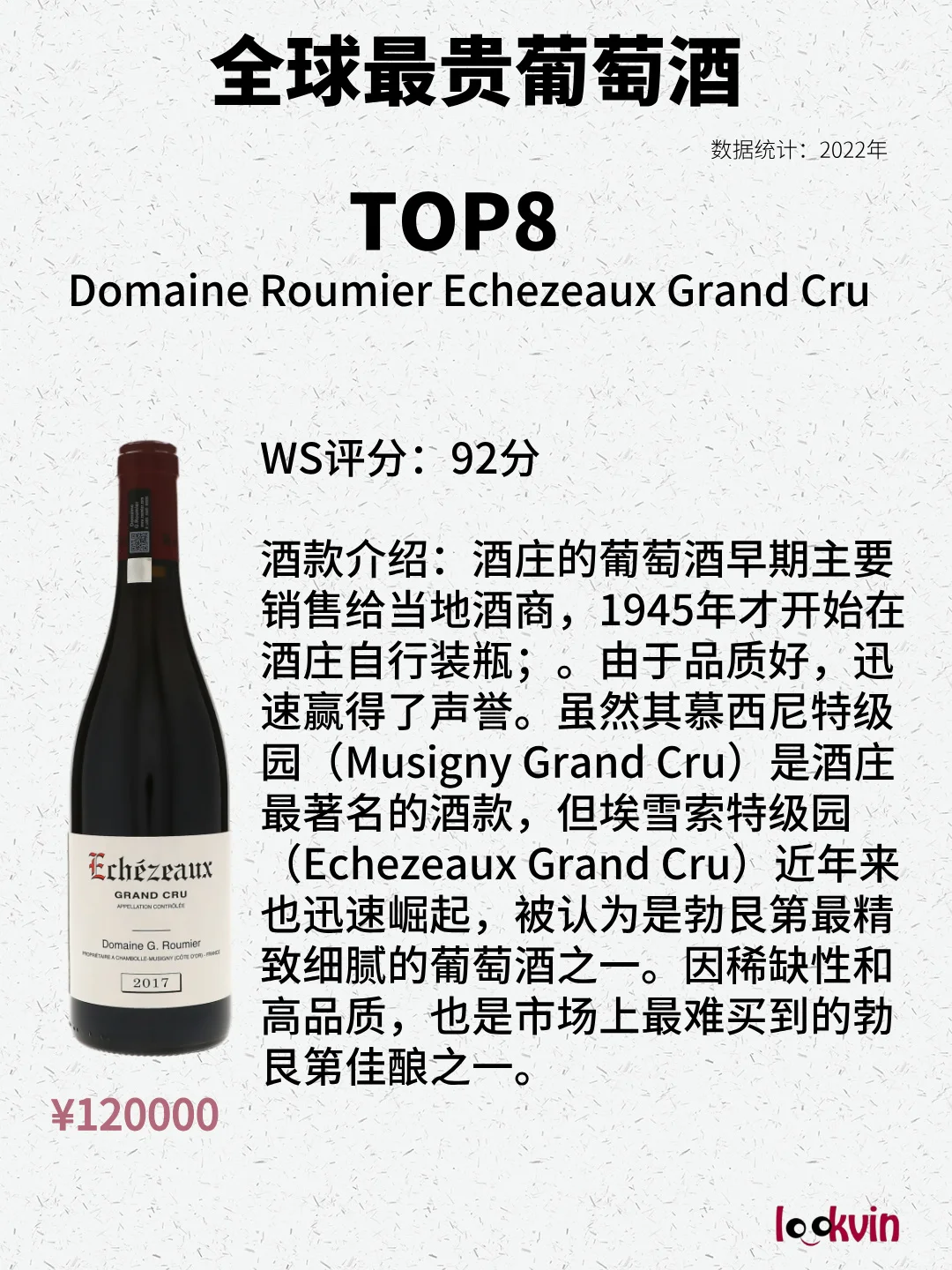 1瓶26万！一文秒懂全球醉贵葡萄酒