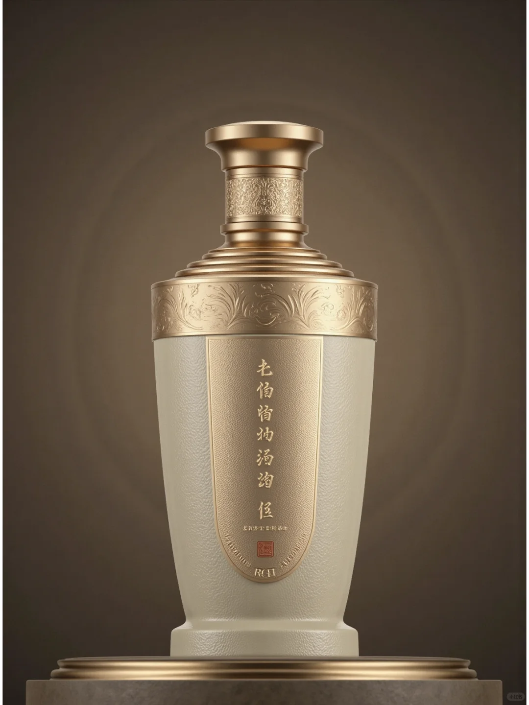 极简老酒包装设计“山河印记，时光佳酿”