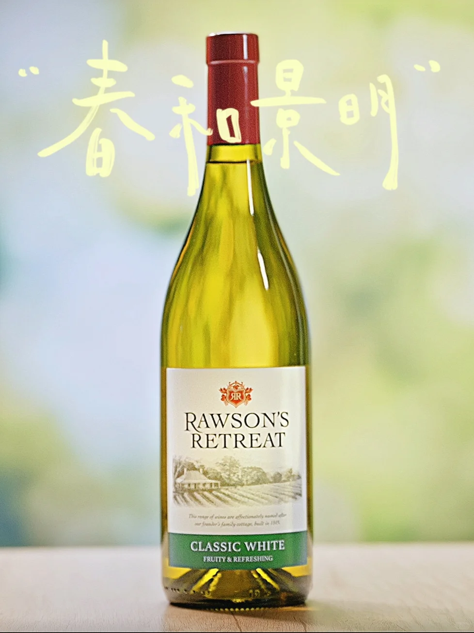 这杯白葡萄酒，刚好装得下整个春天✨