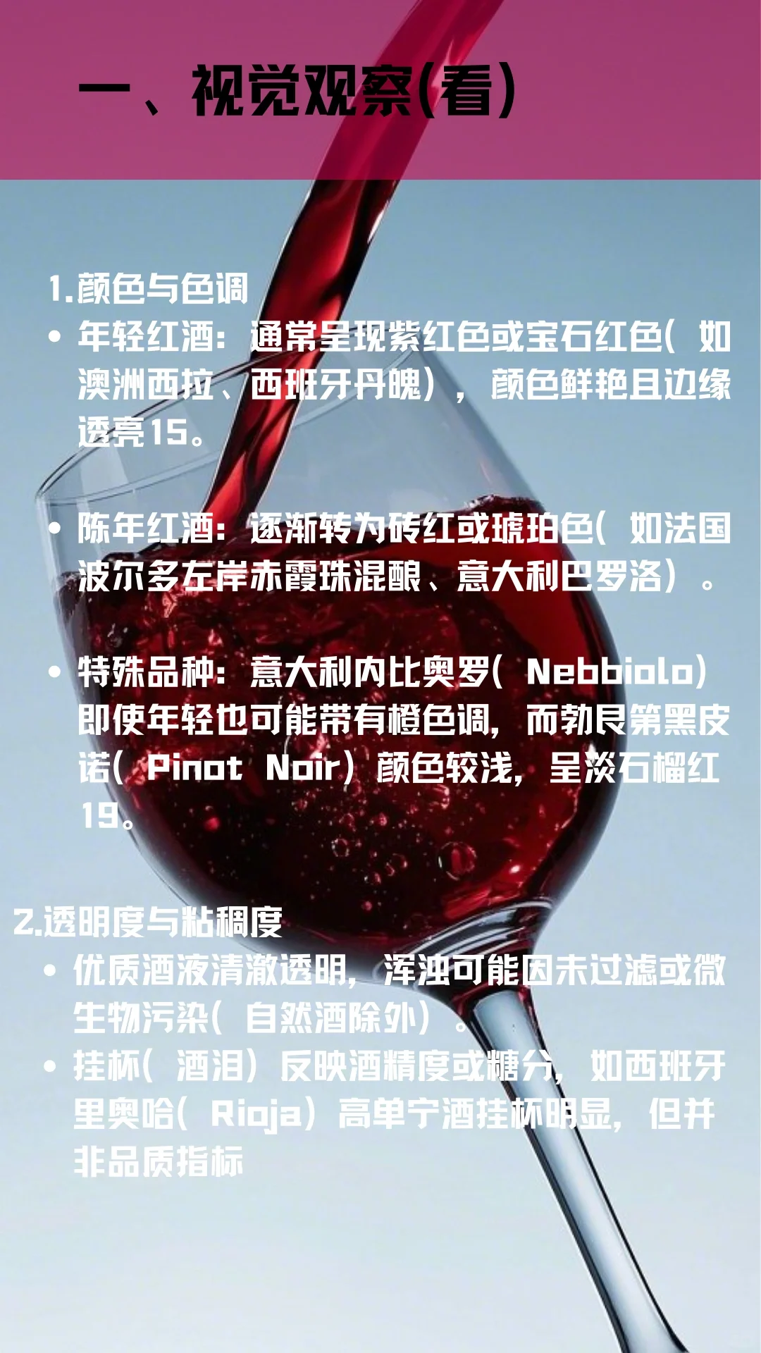 2分钟看懂红酒品鉴