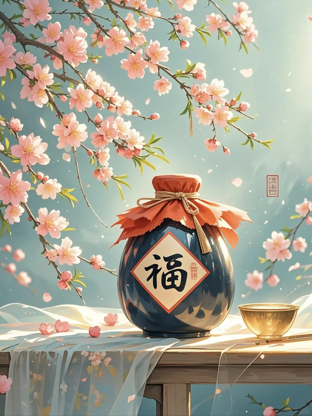 春分酿新酒，诗意入杯流