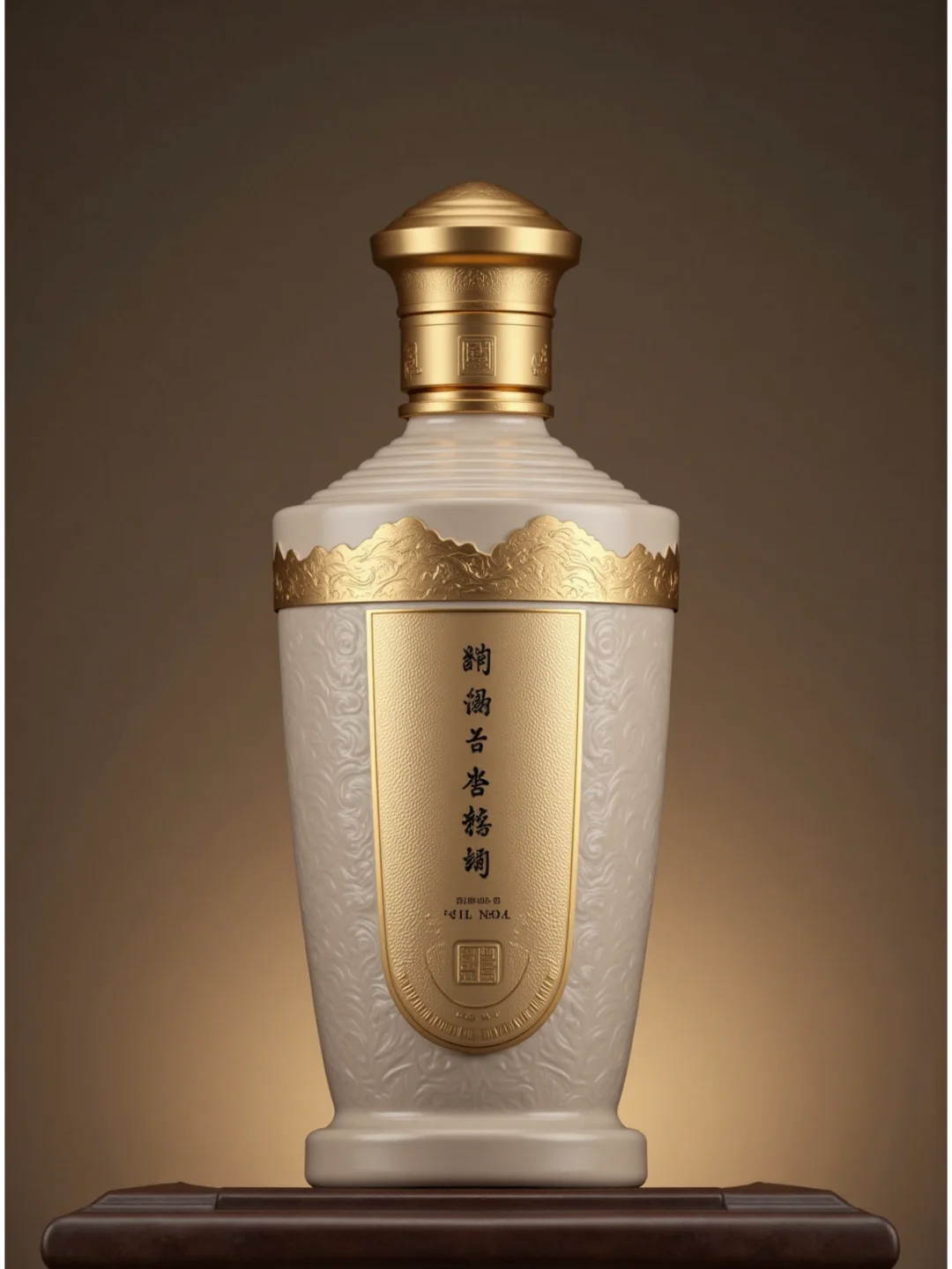 极简老酒包装设计“山河印记，时光佳酿”