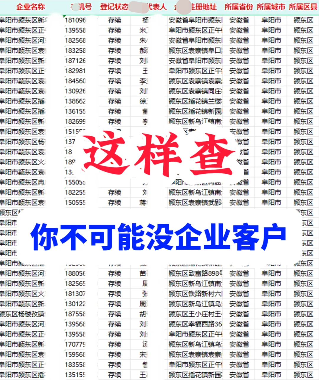 Al智能获客-各行业企业名单（定期更新）