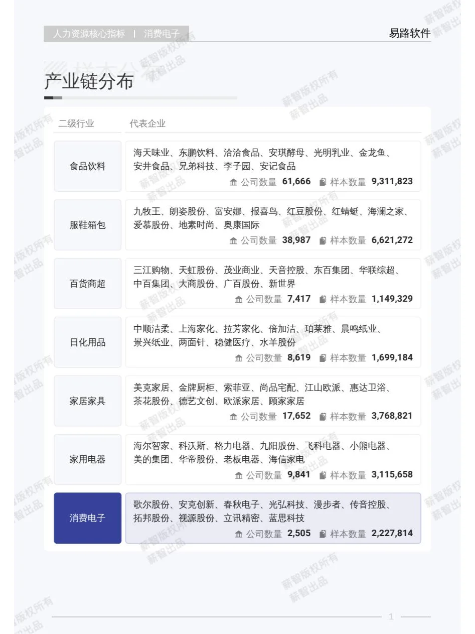 2025年Q1消费电子行业薪酬报告