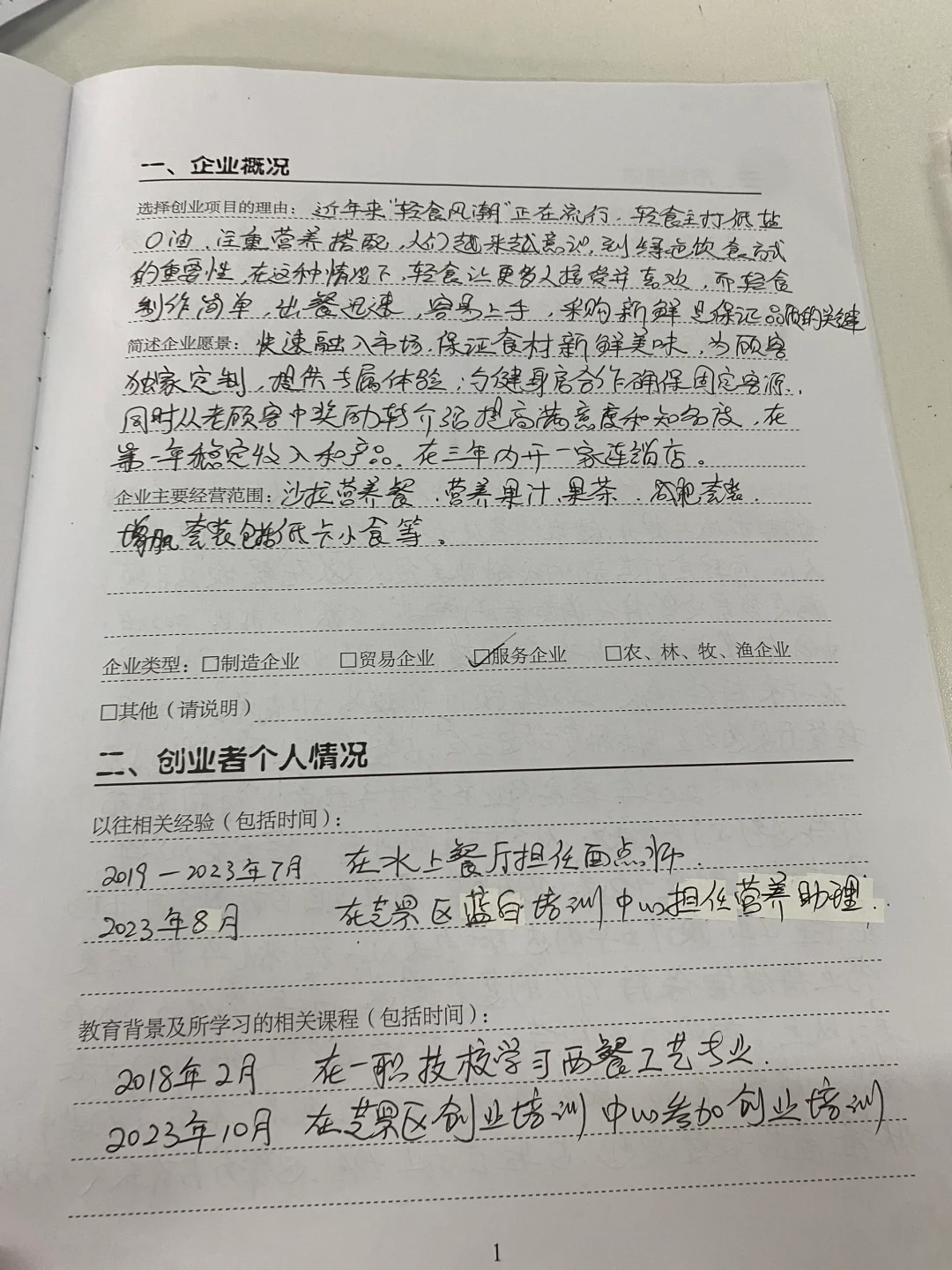 创办你的企业