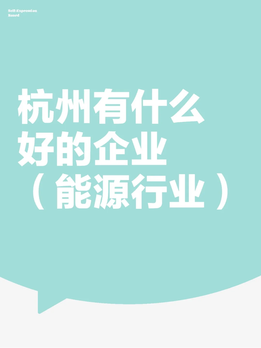 杭州有什么好的企业（能源行业）