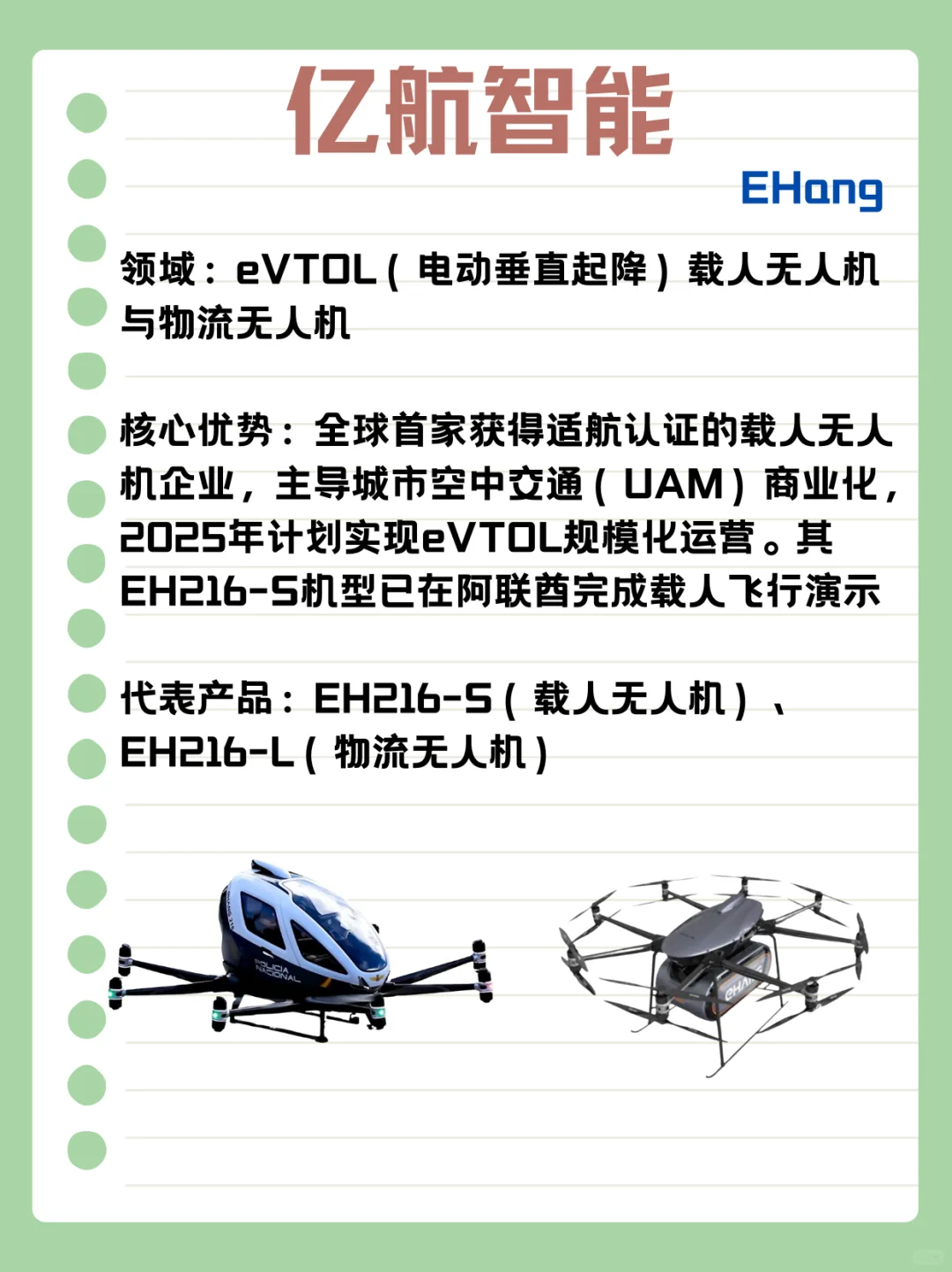 一次看懂八大无人机龙头企业