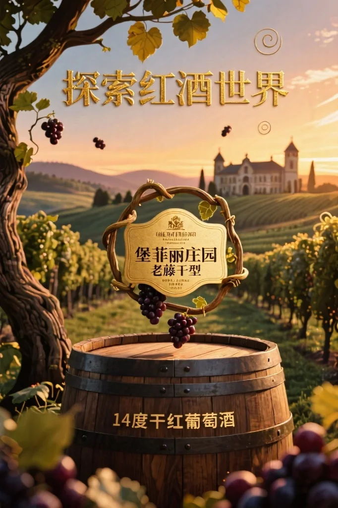 ?女生必备！老藤干红葡萄酒?