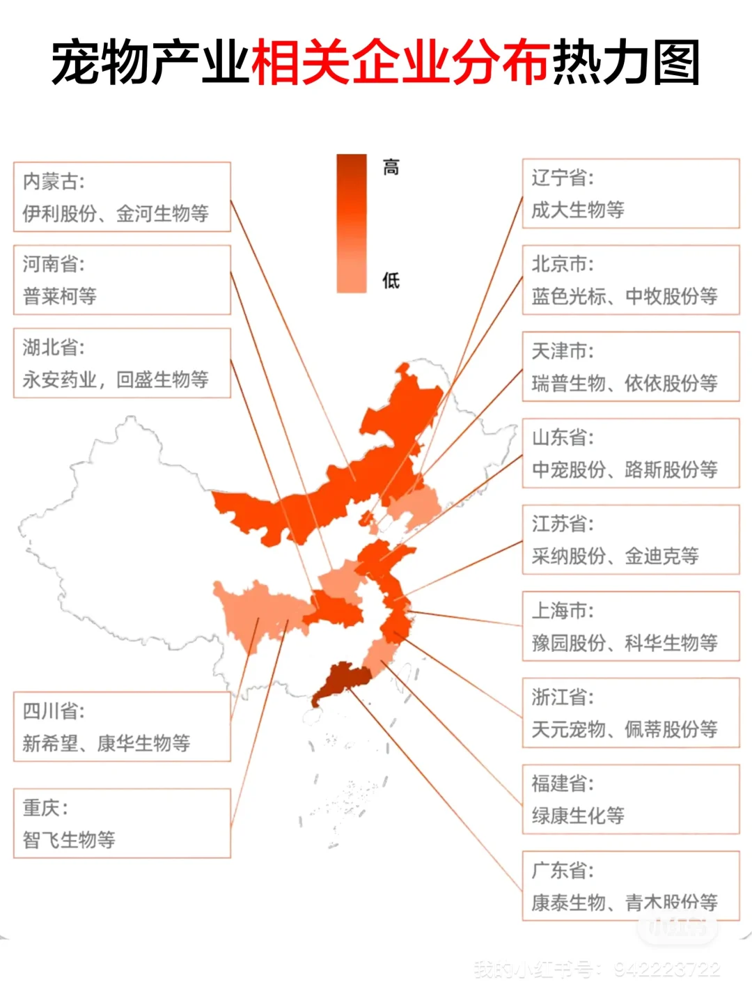 地域视角：宠物产业企业分布热力图