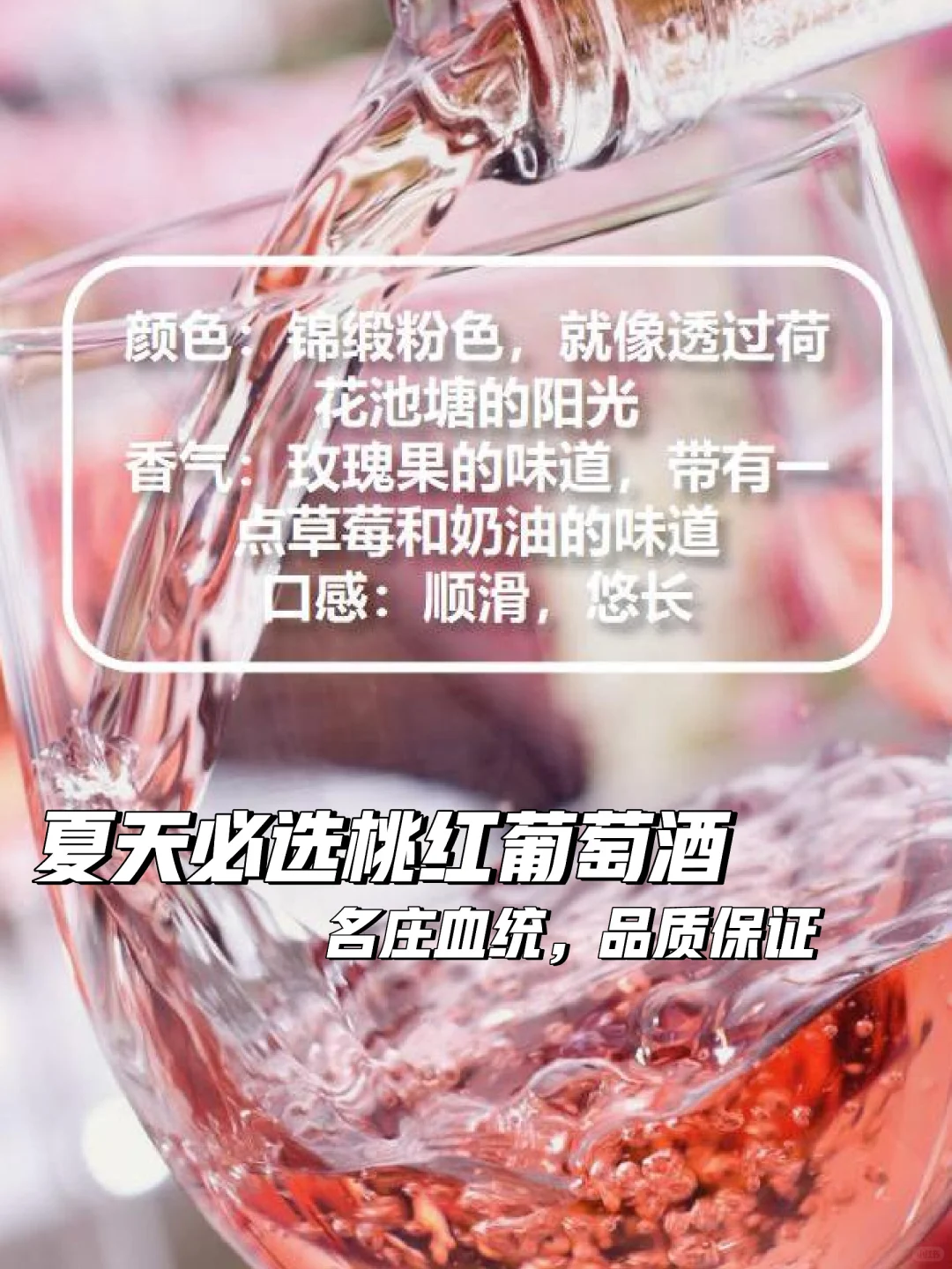 夏日必备?宝真桃红葡萄酒