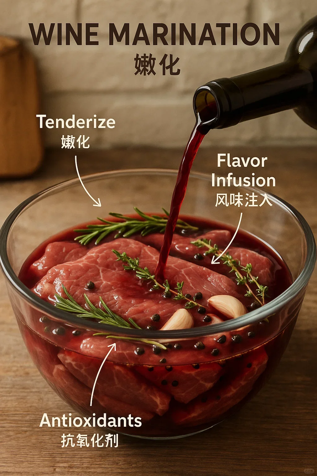 调味科学：腌、炖、浓缩！葡萄酒烹饪技法
