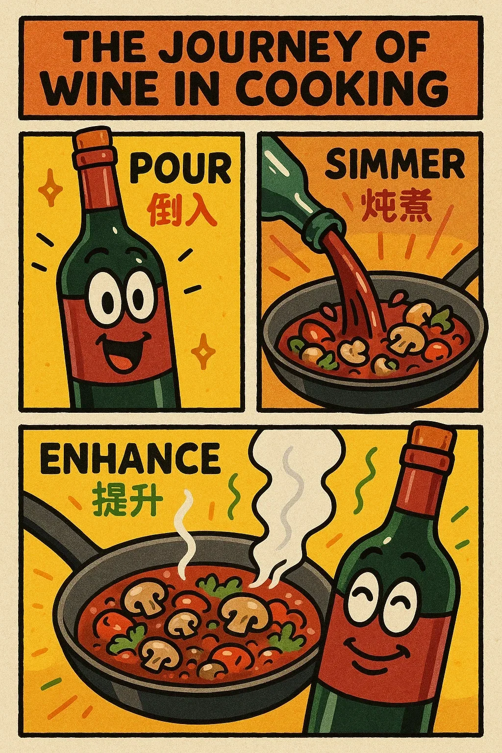 调味科学：腌、炖、浓缩！葡萄酒烹饪技法