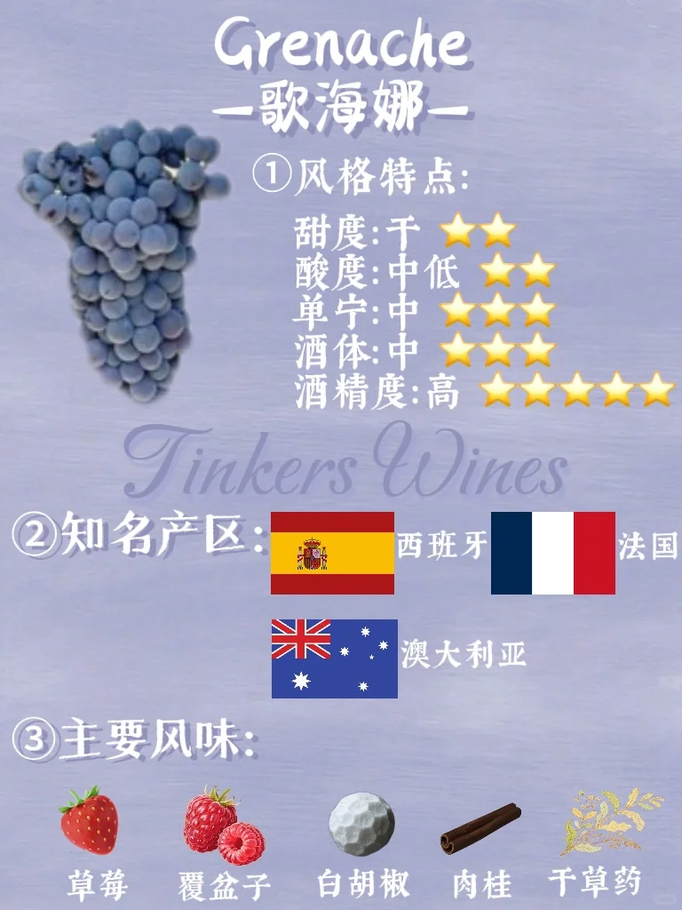 酿酒葡萄?上千种，看完这篇你就懂❗️