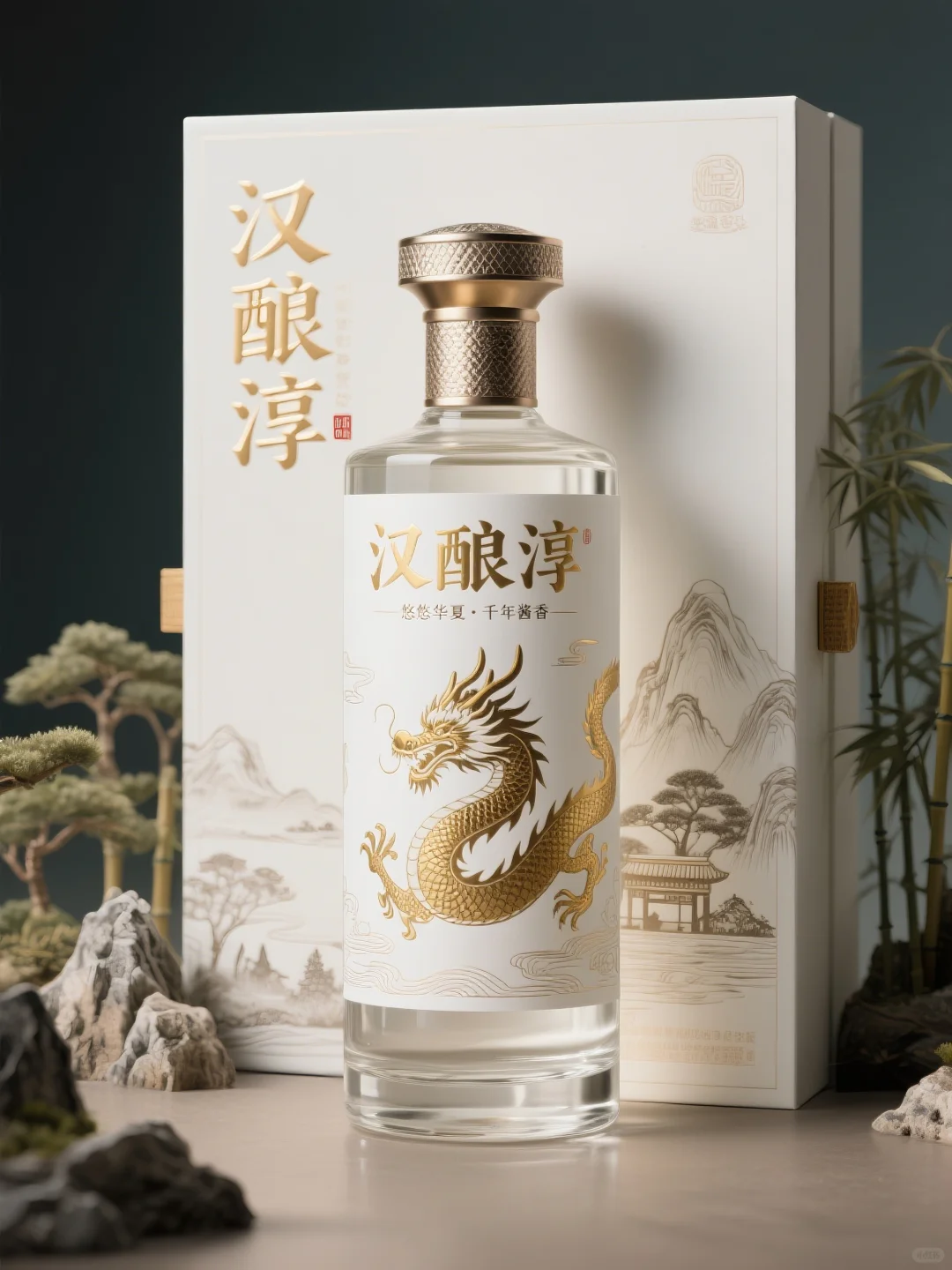AI包装设计|汉文化白酒·悠悠华夏 千年酱香
