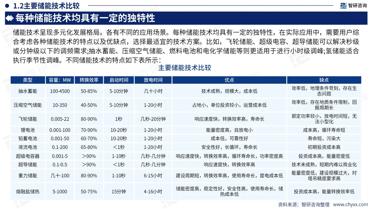 2024储能行业市场全景分析及发展趋势报告