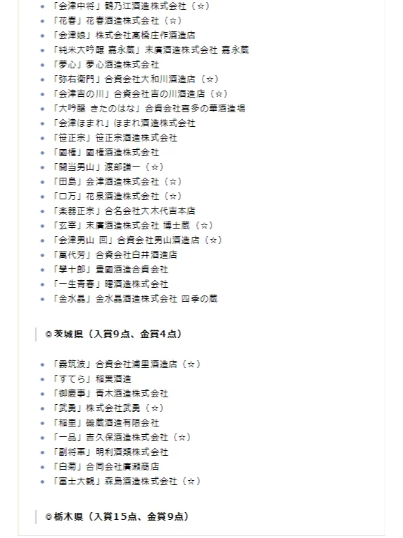 sake第1时间|2025年全国新酒鉴评会结果出炉