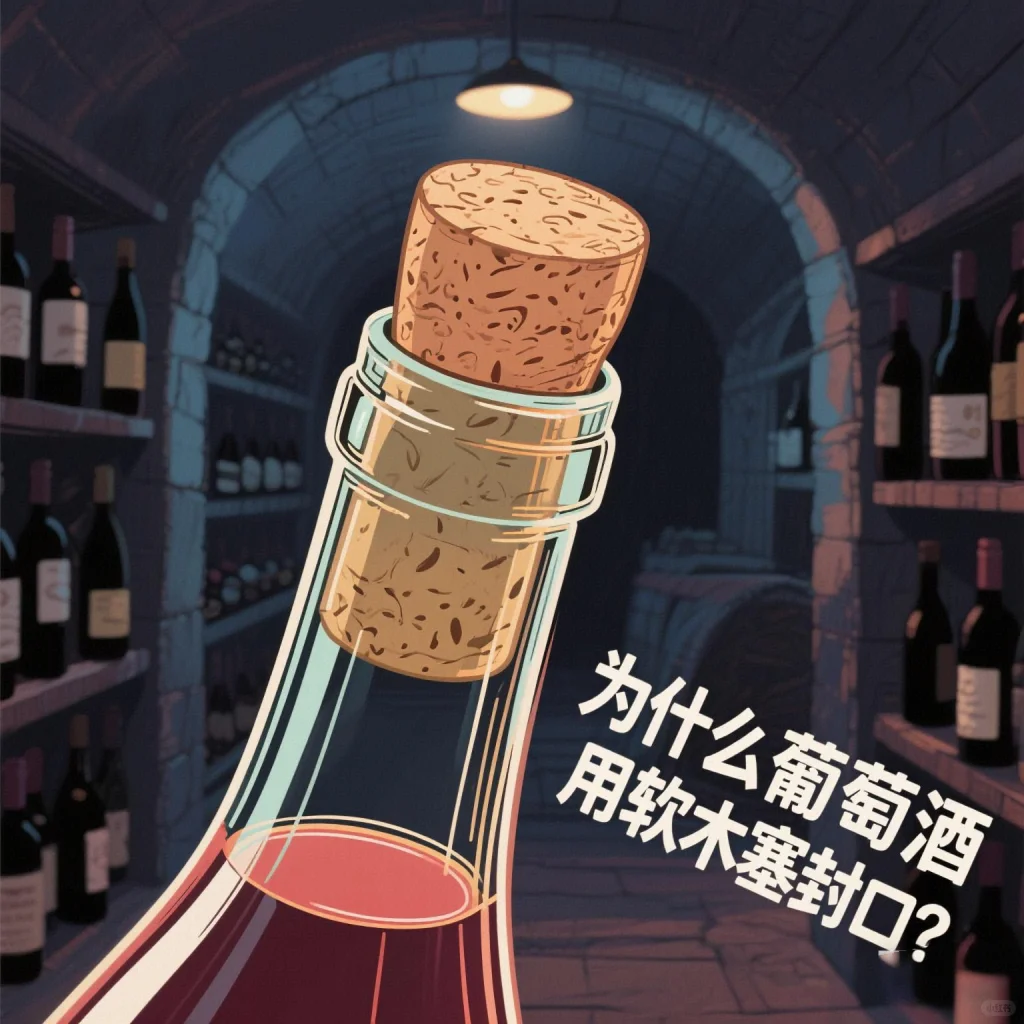 葡萄酒用软木塞封口❓