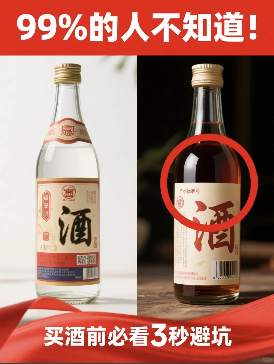 白酒瓶身代码破译，三秒看出值不值这个价。