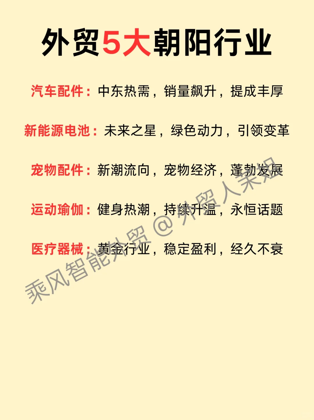听好了，2025外贸吃香行业！