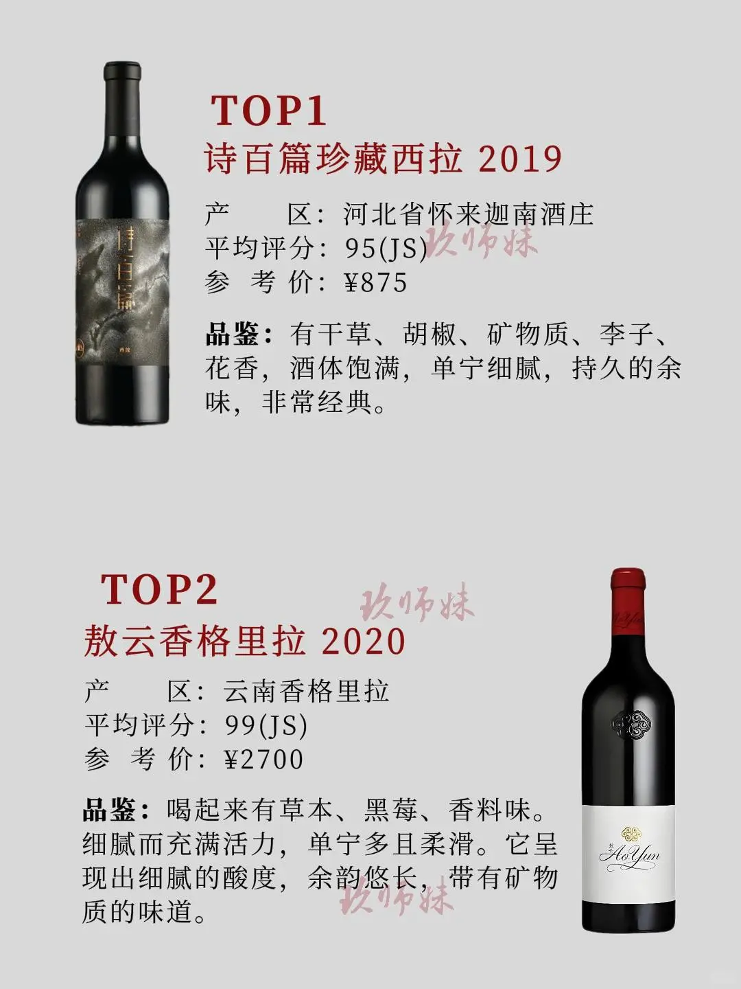 JS2024百大国产葡萄酒TOP10，你最喜欢哪款