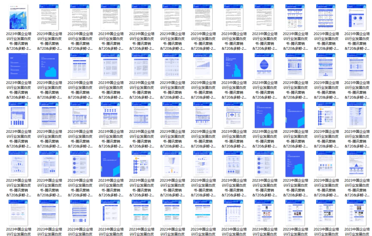 中国企业培训产业图谱