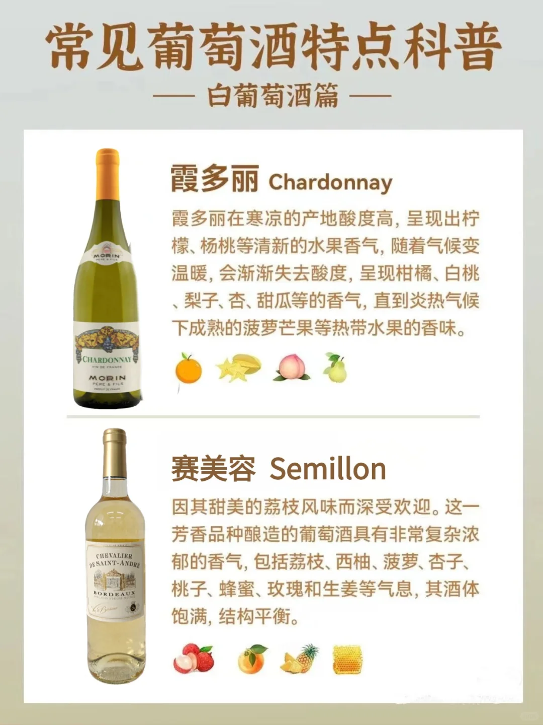 常见葡萄酒特点科普?