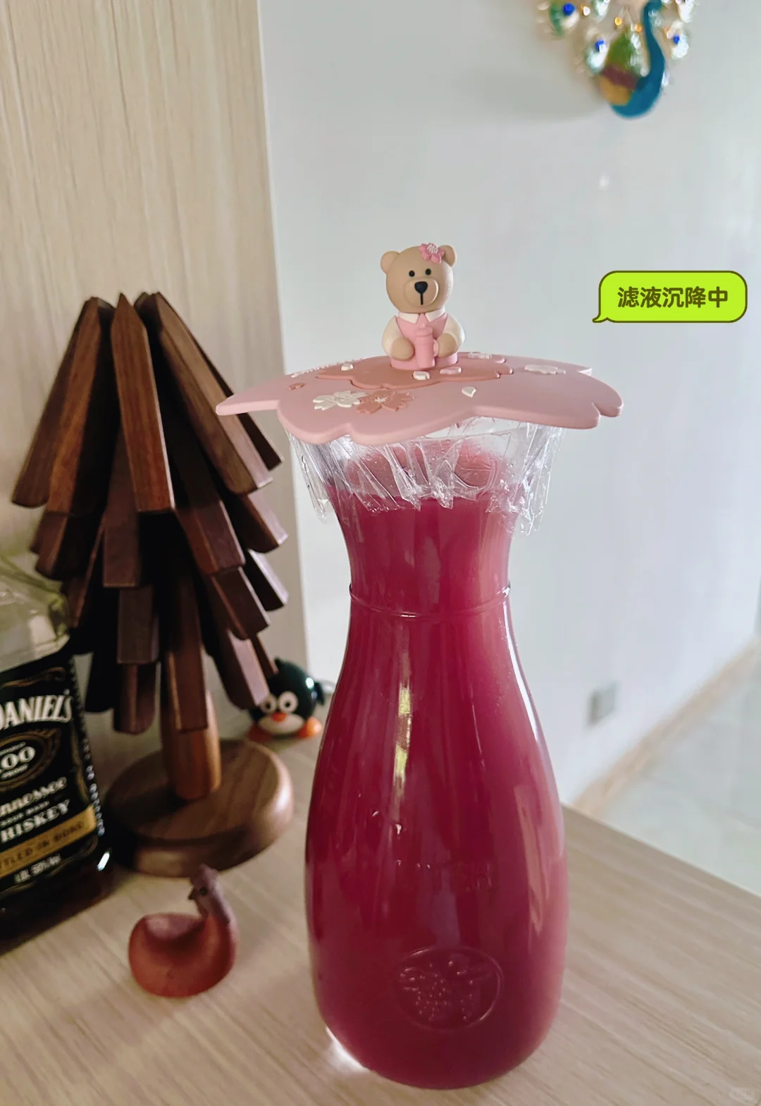 自制葡萄酒大功告成，口感醇正
