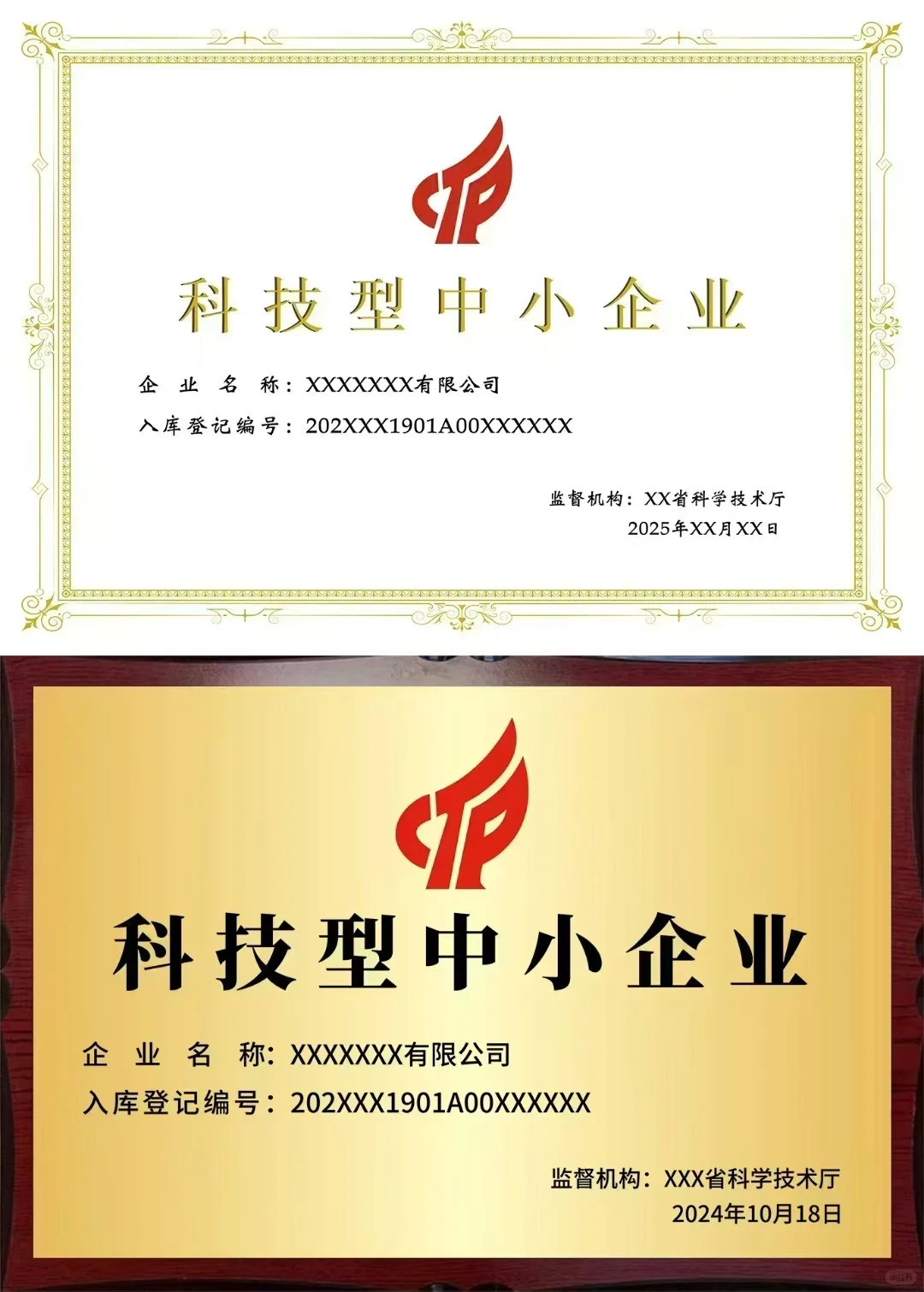 国家级荣誉，科技型中小企业