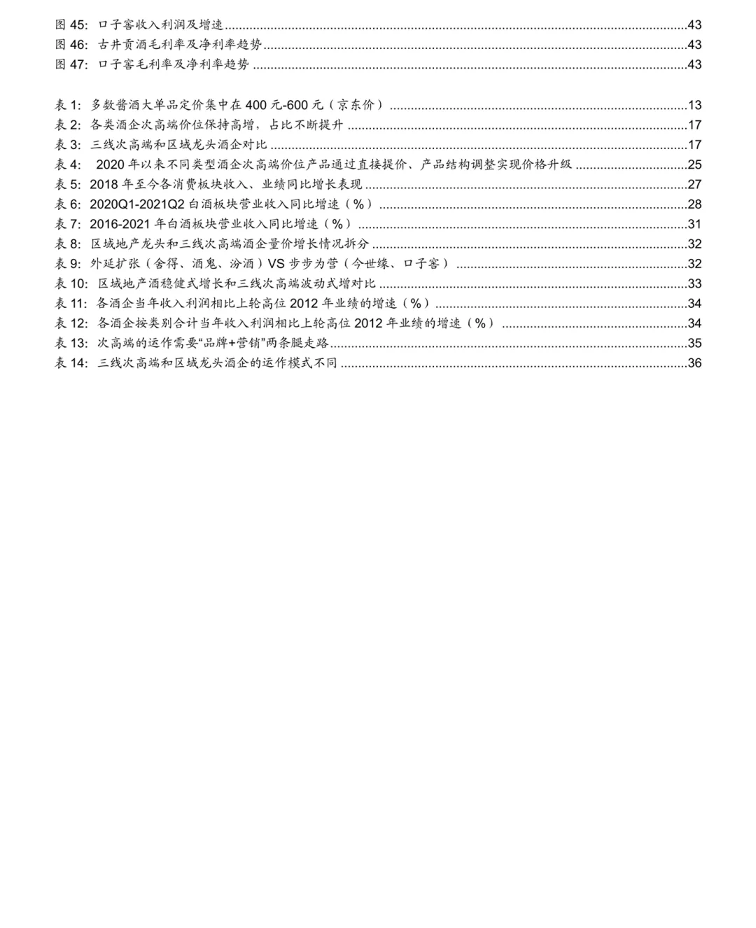 白酒行业深度研究：次高端白酒有序发展