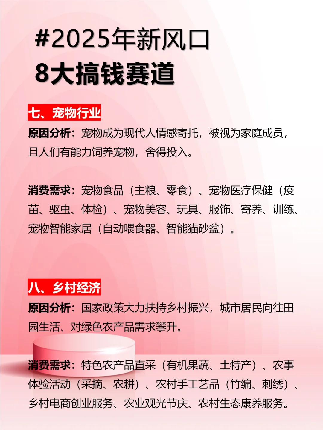 精！8大搞钱赛道，2025年风口行业清单