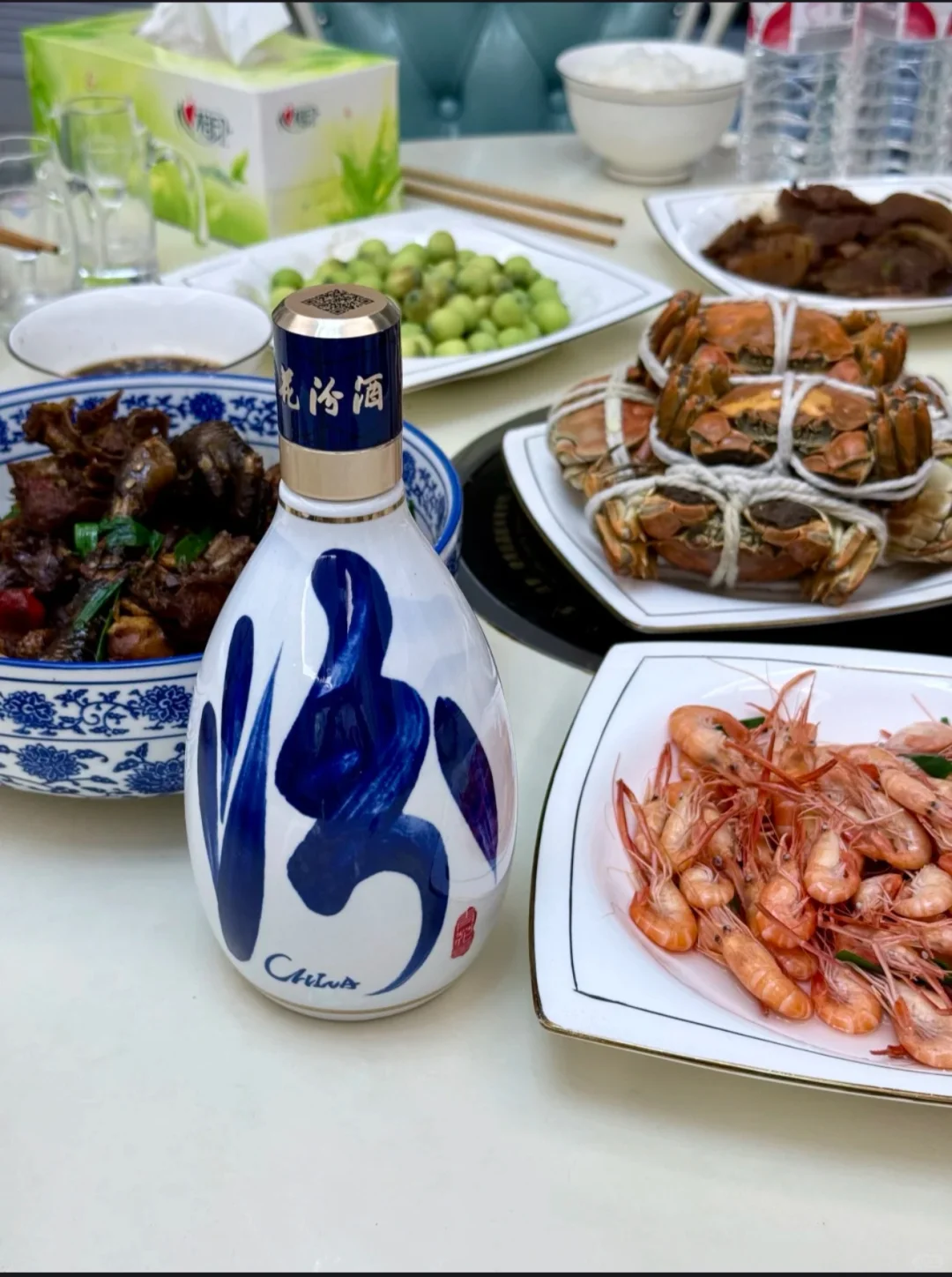 第一次喝清香型的青花汾，突然觉得酱香酒