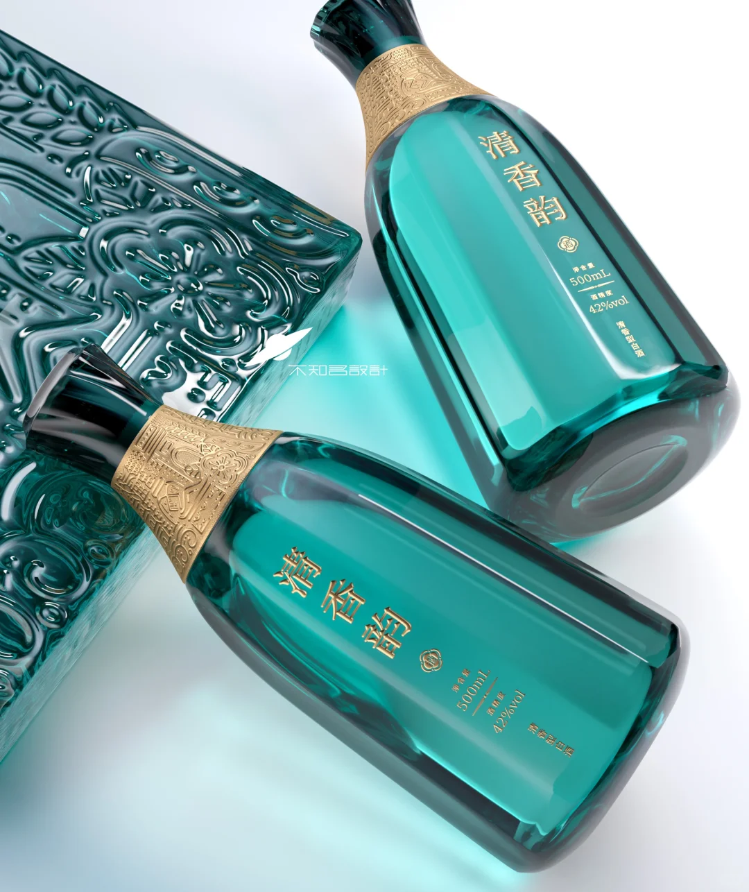 满满现代感清香型白酒设计